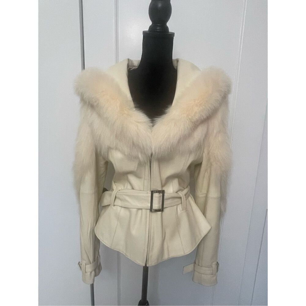 Leatherjacket With Fox Fur